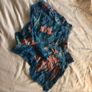 Blue fish soft shorts