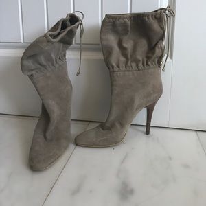 Roberto Cavalli suede booties sz 39