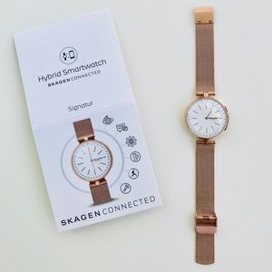 skagen hybrid smartwatch rose gold