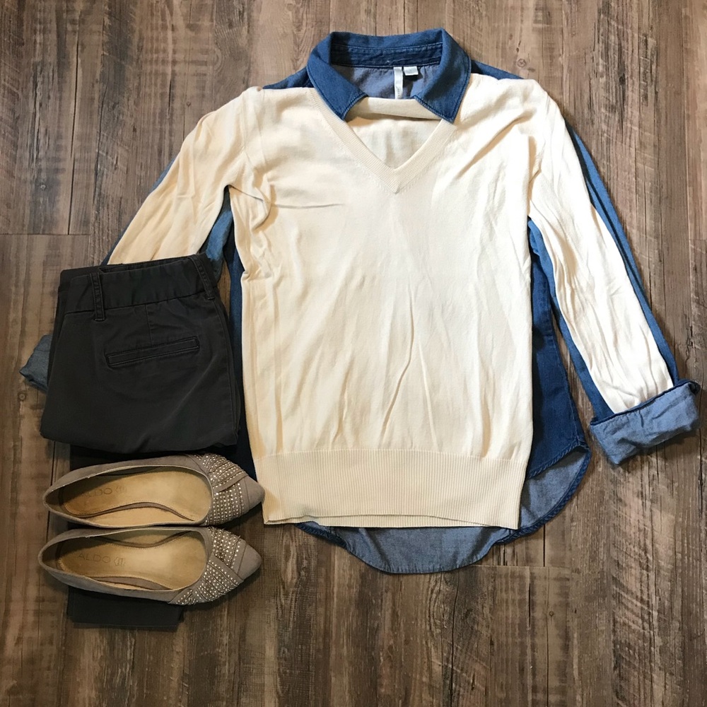 JCrew vneck sweater