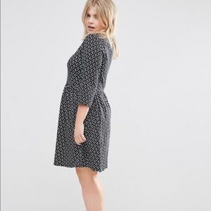 ASOS Curve Polka Dot Skater Dress