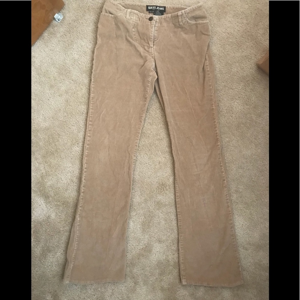 Guess jeans tan camel color