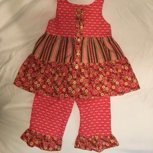 Toddler girl pant set