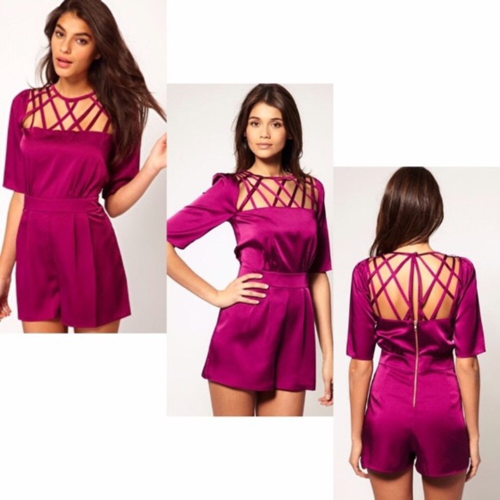 ASOS CAGE TOP ROMPER - BRAND NEW! NEVER WORN!