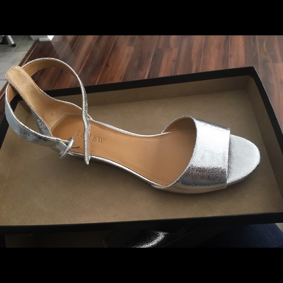 Silver wedges from Jcrew - Picture 2 of 3