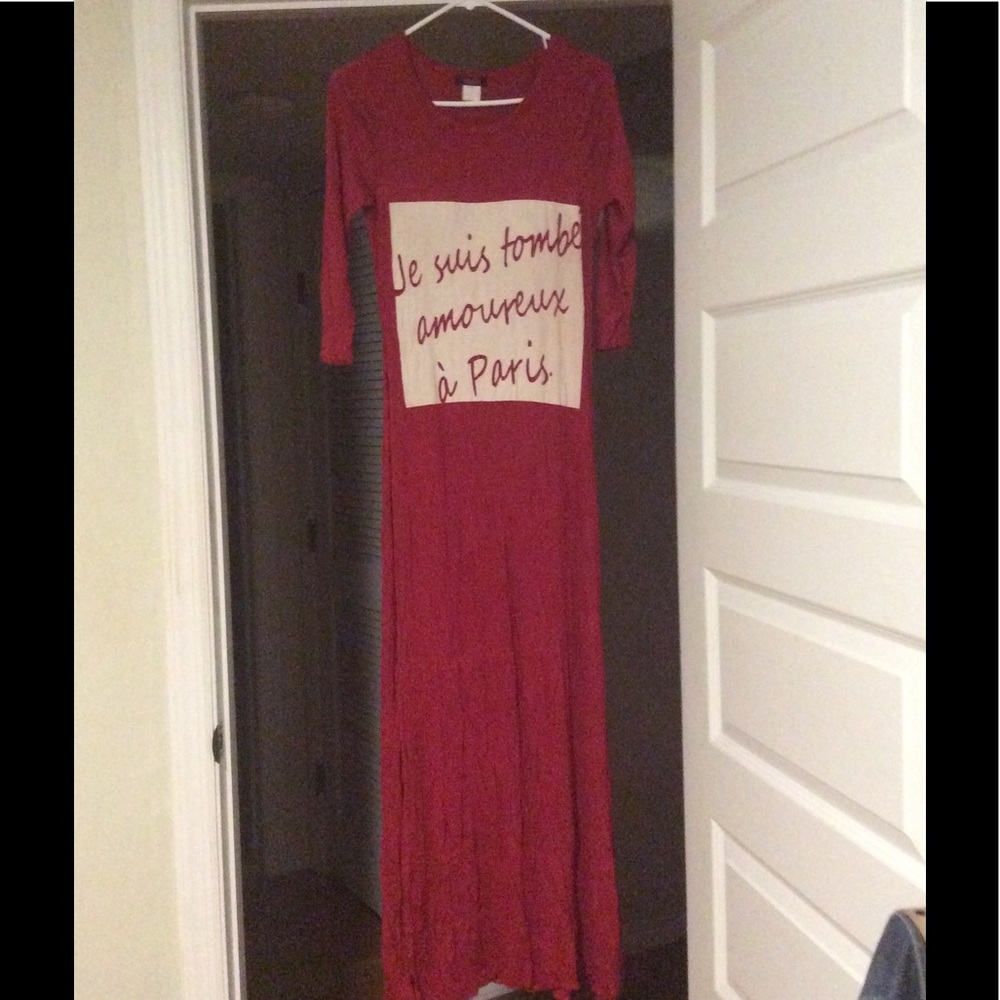 Red dress