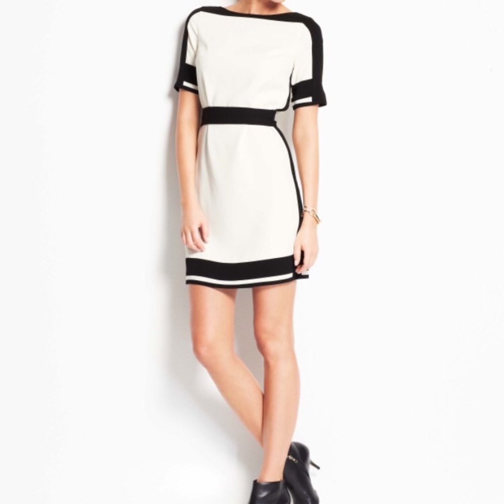 Ann Taylor Color-blocked Dress-Size Small