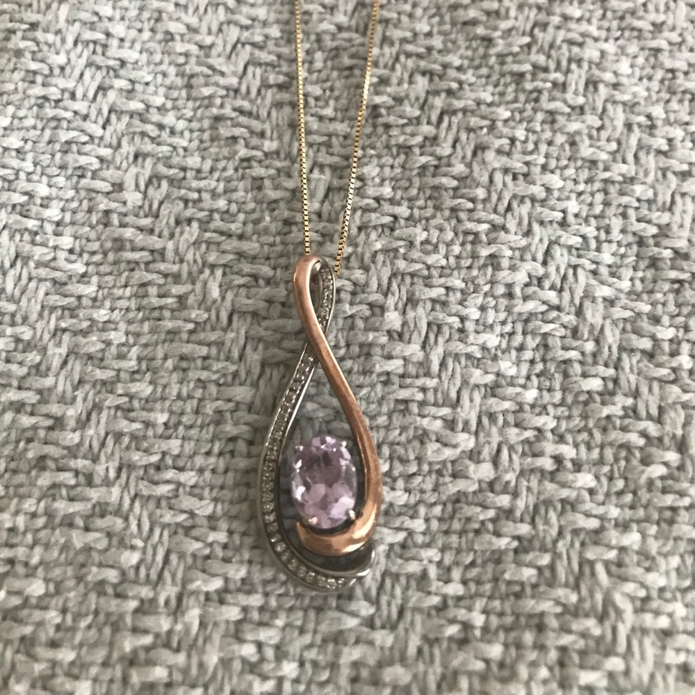 Kay jewelers amethyst necklace