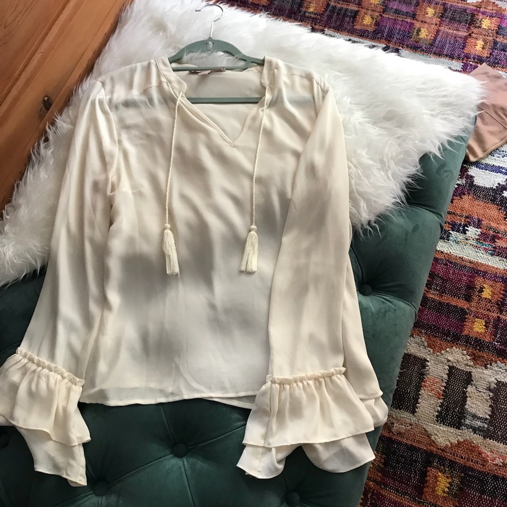 Bohemian white blouse