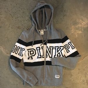 VS Pink Zip Hoodie