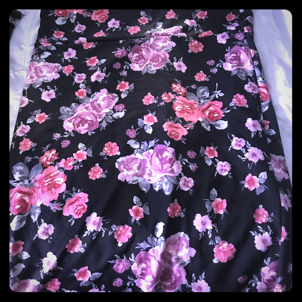 Torrid Flower Pencil Skirt