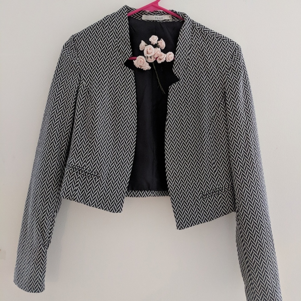 Black & White Blazer