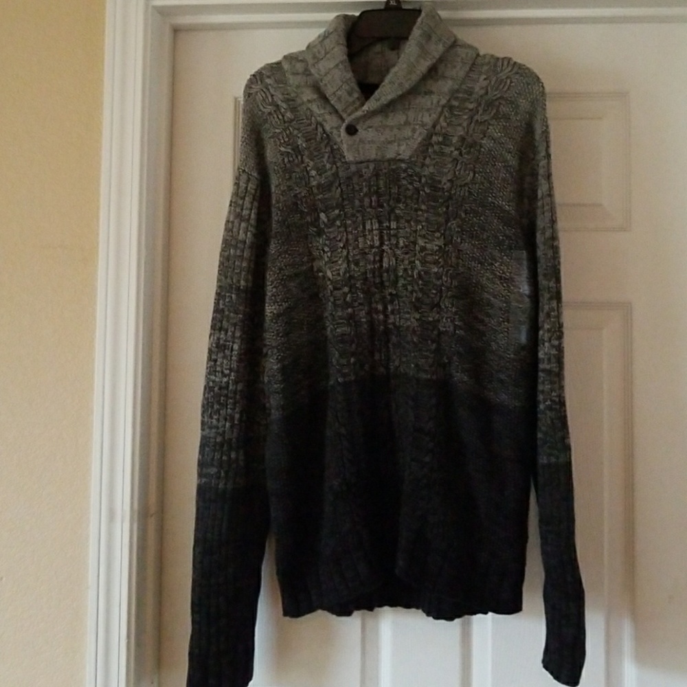 Calvin Klein sweater black gray XL BRAND NEW soft