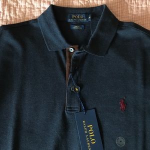 Long sleeve men’s polo shirt
