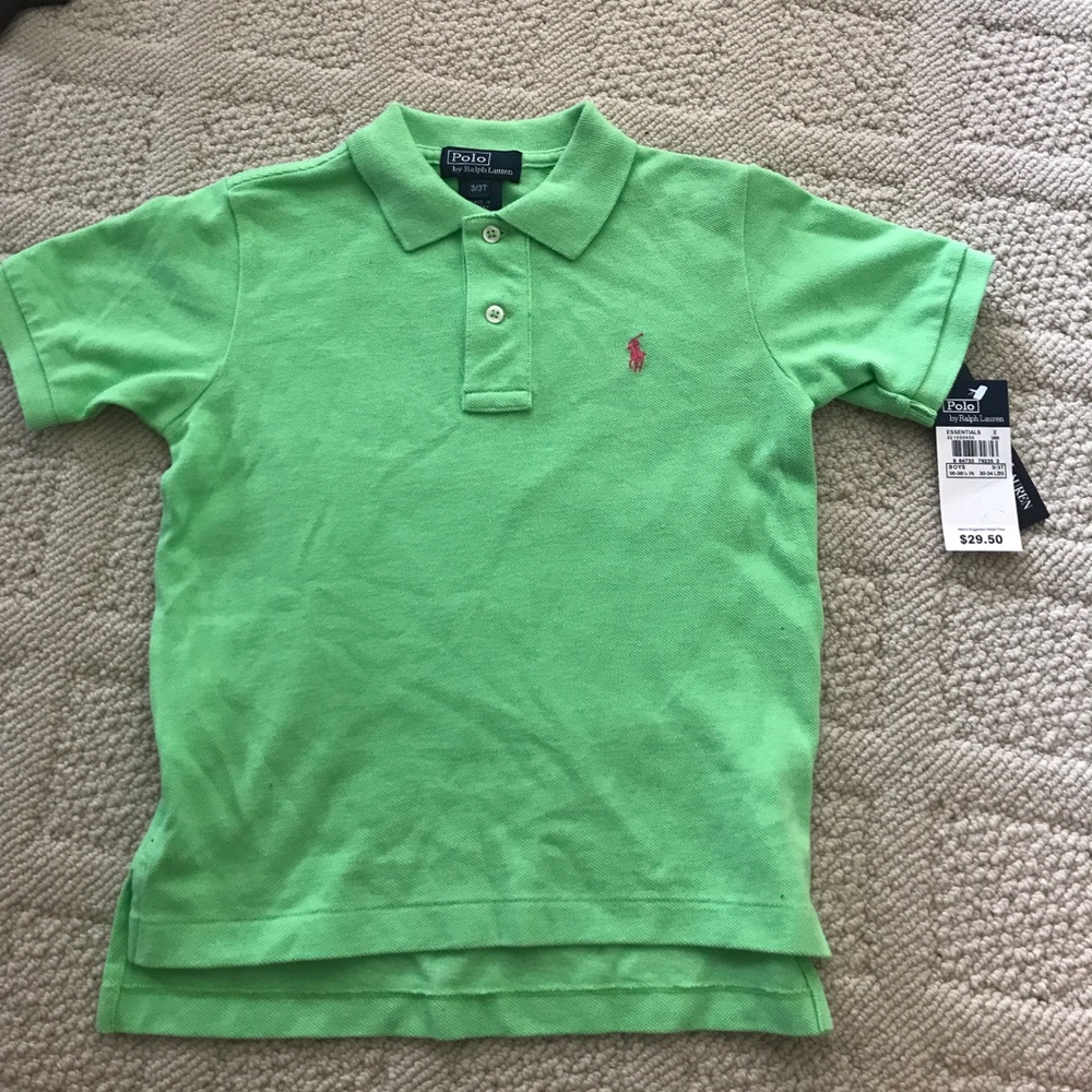 Ralph Lauren boys green polo