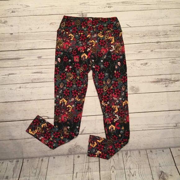 LuLaRoe Pants - Unicorn LulaRoe paisley floral printed leggings