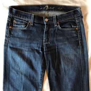 7 for All Mankind wide leg jeans