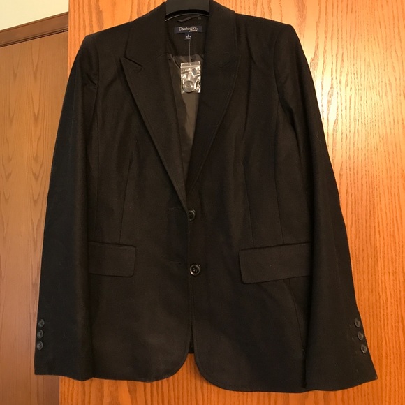 Wool Blazer Black Woman’s size 12 New - Picture 1 of 1