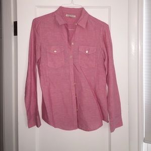Banana Republic Pink Button Down Shirt