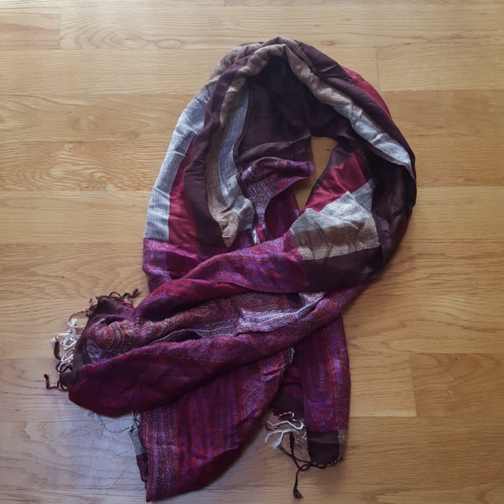 Beautiful colorful fall pashmina
