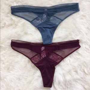 victorias secret velvet thong