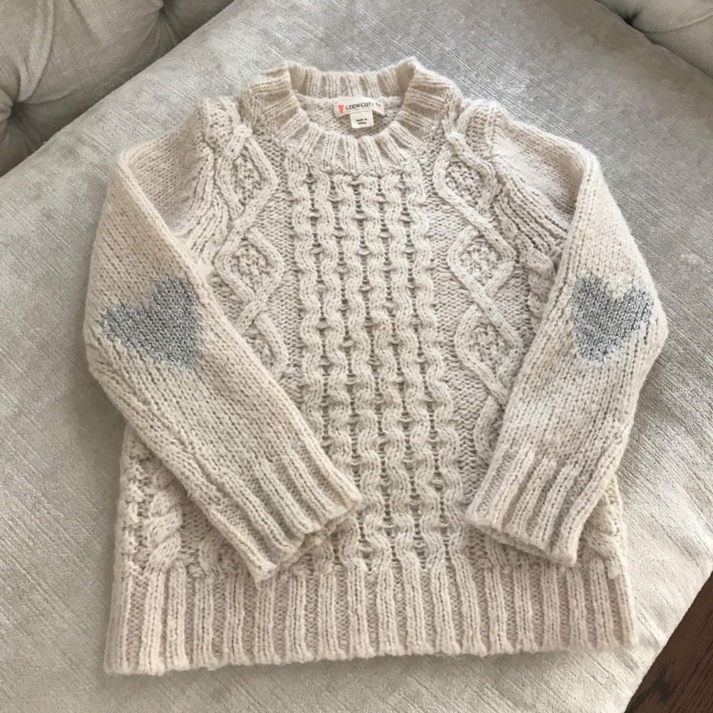 Girl crew cut sweater