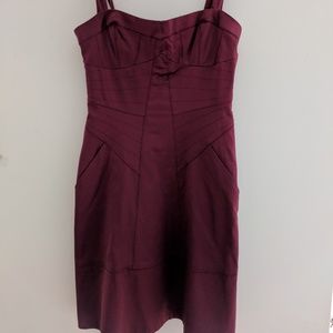 Burgundy Mango Dress