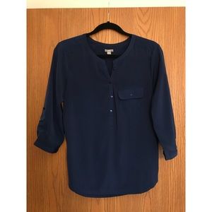Navy Blue Top