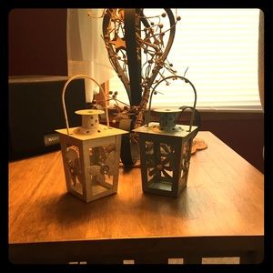 Set of two small decorative lanterns