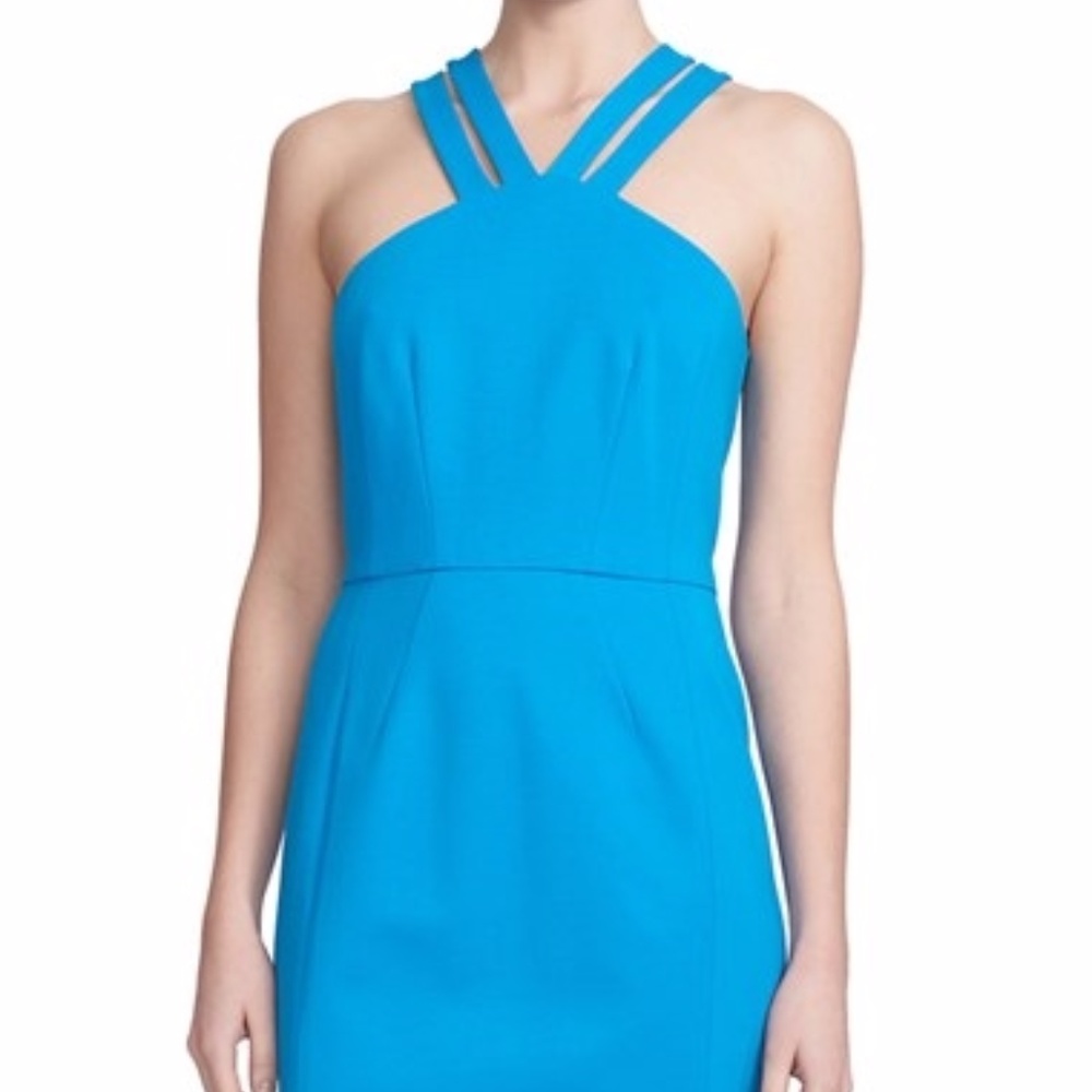 Cynthia Steffe Sheath Dress Turquoise Sz 10 NWT
