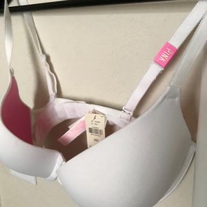 Victoria’s Secret PINK push up bra white 32D