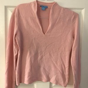 White and warren Cashmere sweater medium