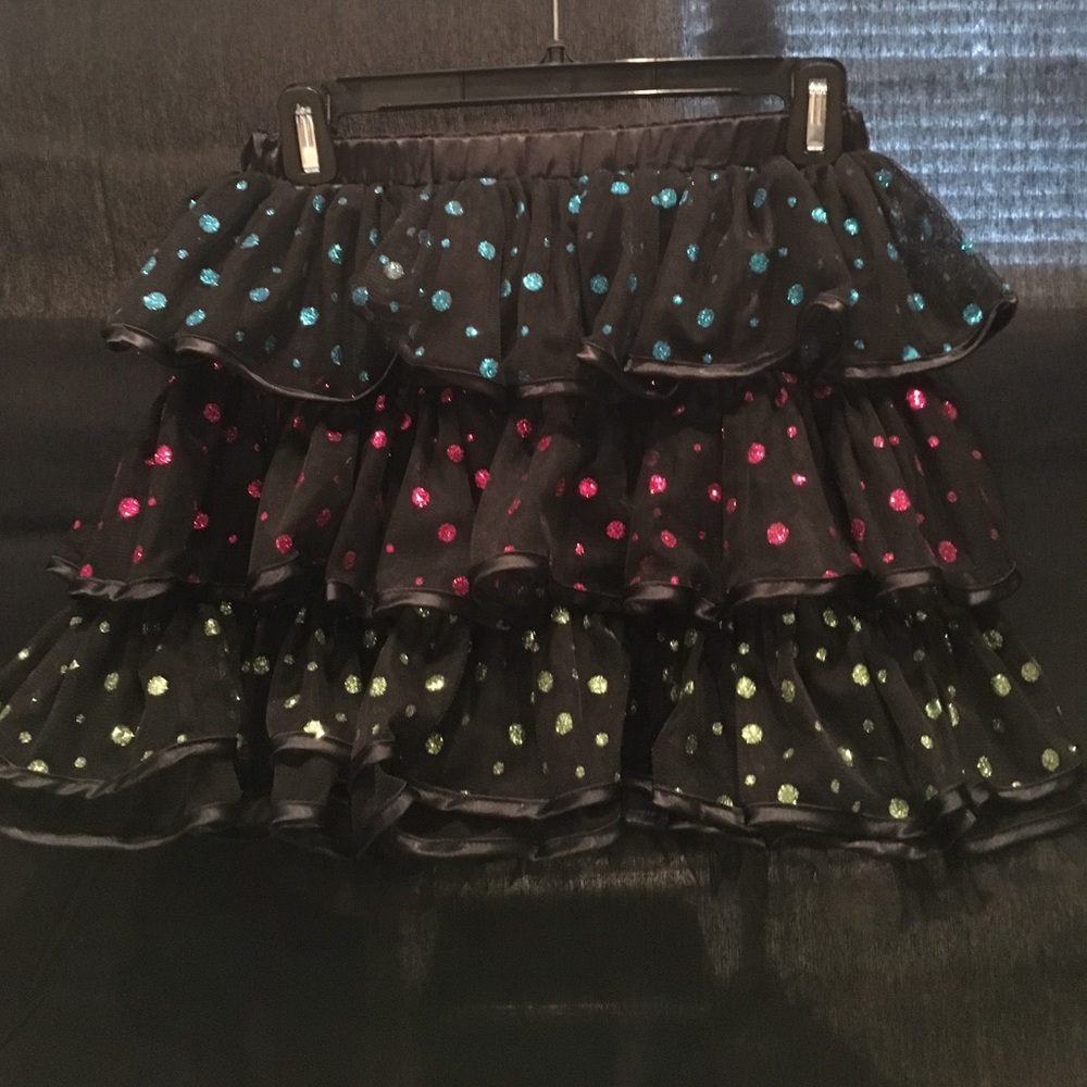 colorful sparkling skirt