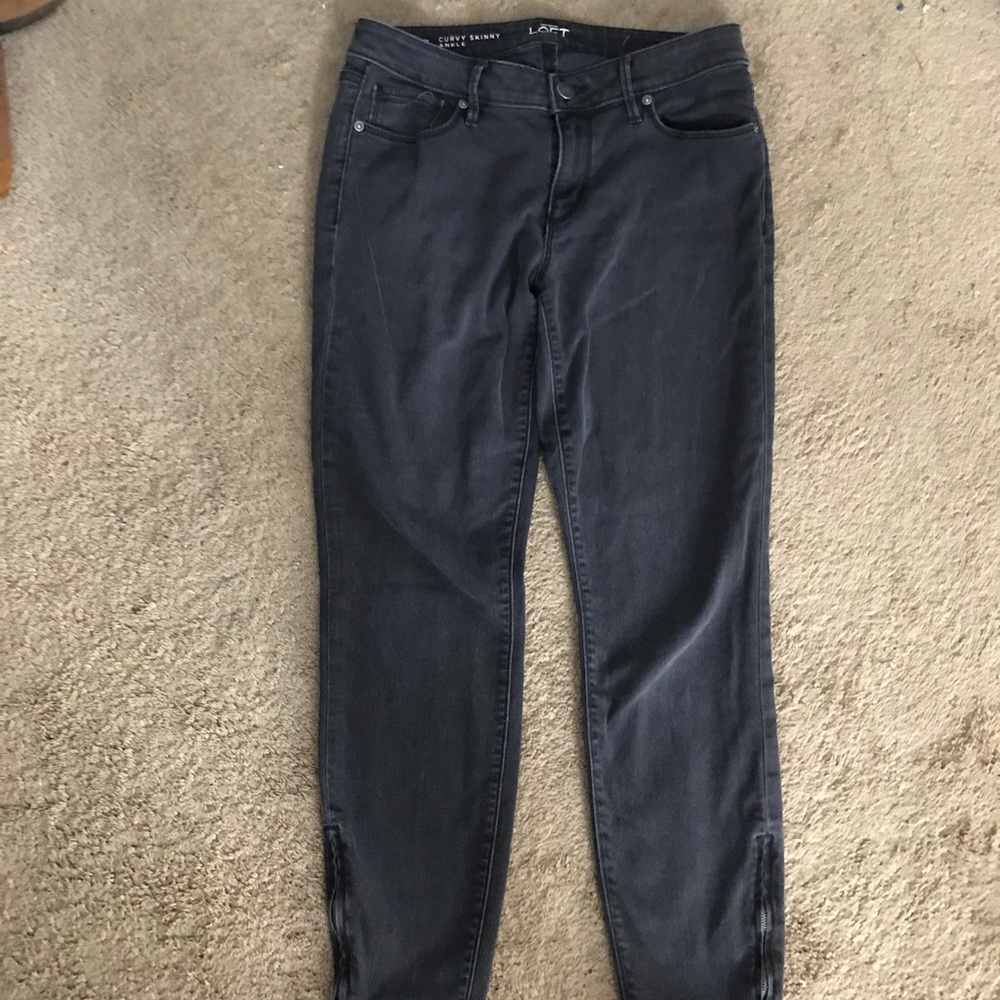Ann Taylor loft black skinny jeans
