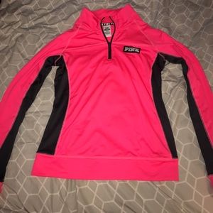 3 quarter zip VS PINK collared long sleeve