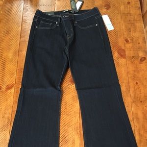 Petite Size 10 Bootcut Just Black Jeans