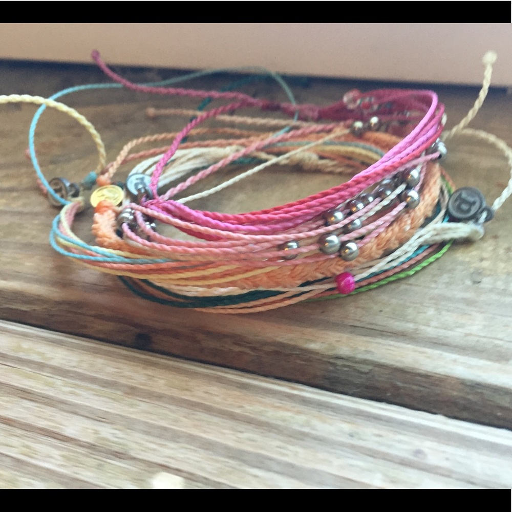 Set of 6 Pura Vida Bracelets