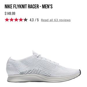 Men’s White Running Shoes