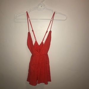 Abercrombie crop tank w/ cross back