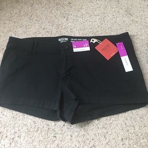 NWT mossimo black short shorts