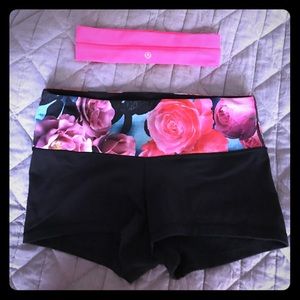 Reversible Lululemon Boogie Short & Headband
