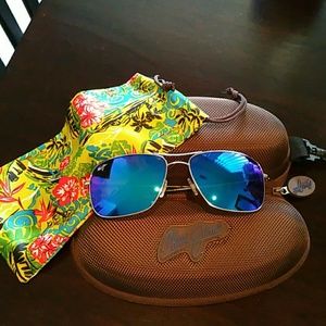 Maui Jim Wiki Wiki Blue Hawaiian Sunglasses