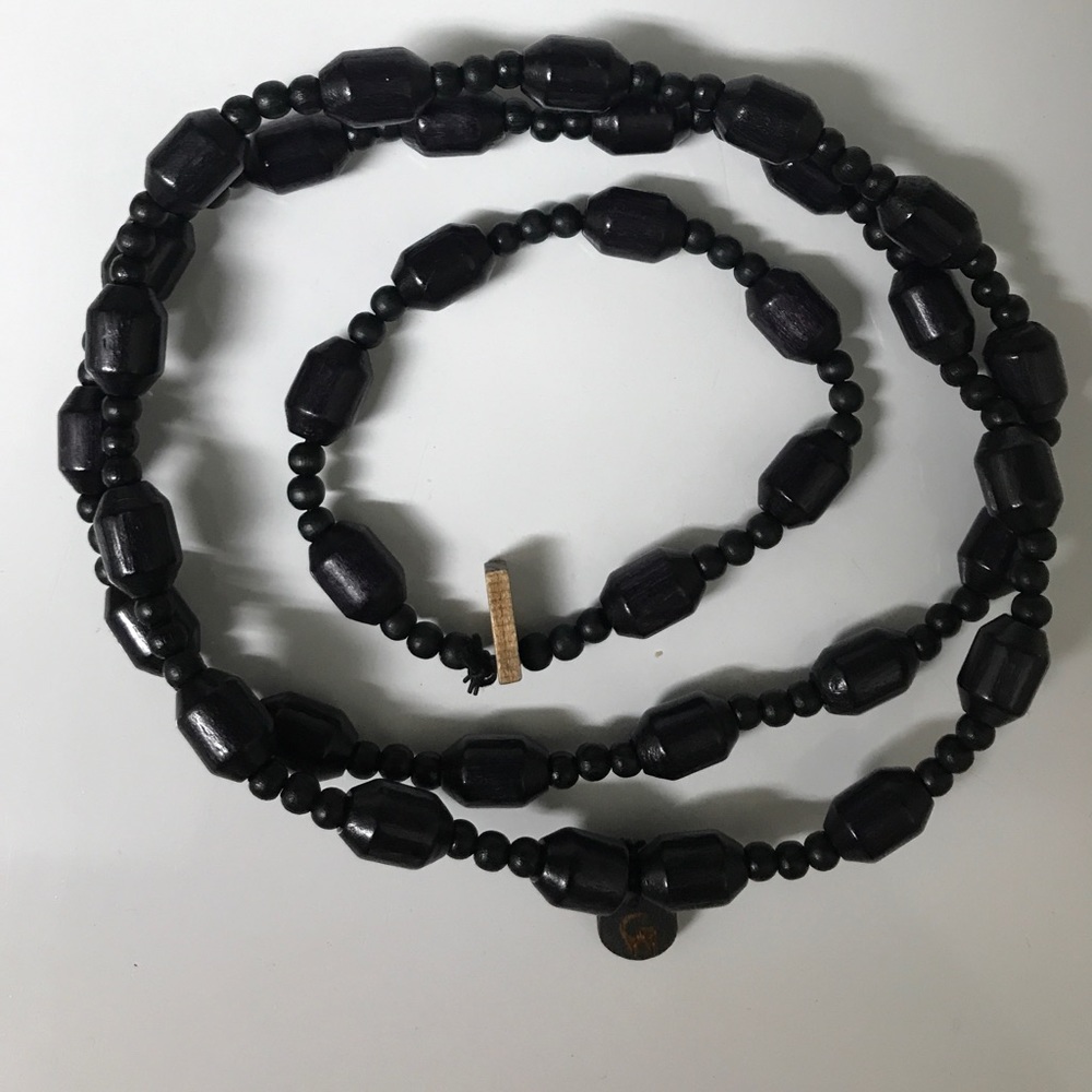 Goodwood NYC Necklace/Bracelet set Black Gothic