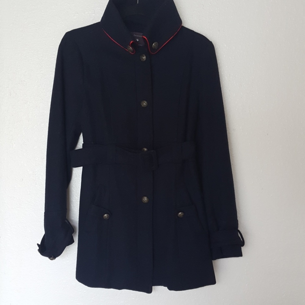 Navy blue coat