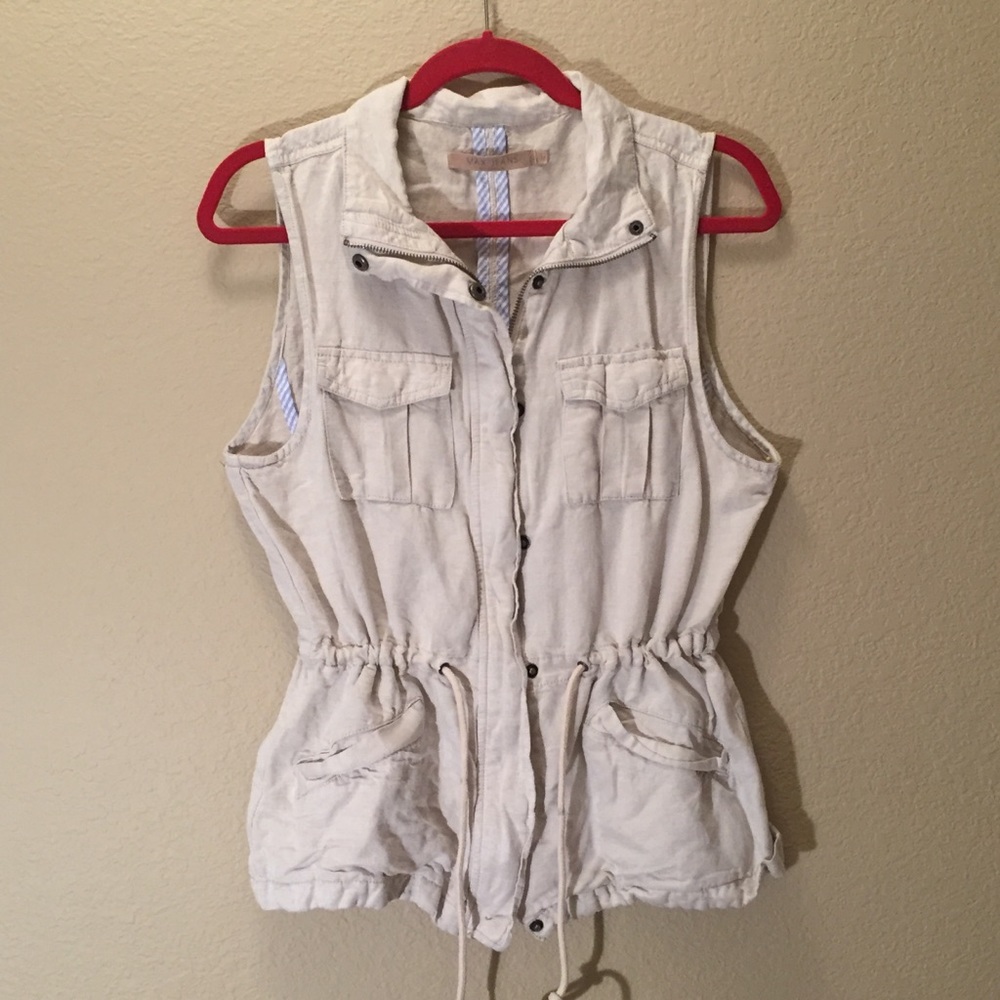 Max Jeans linen vest