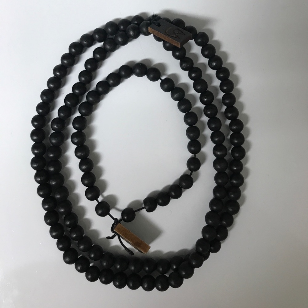 Goodwood NYC Necklace/Bracelet set Black beaded