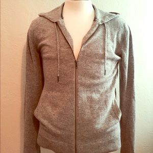 AG Adriano Goldschmied Wool/Cashmere Zip Hoodie