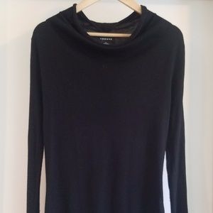 Trouve - Black long sleeve with boat neck.