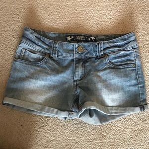 Jean Shorts with Pockets