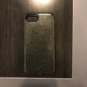 Black sparkly iPhone 7 case